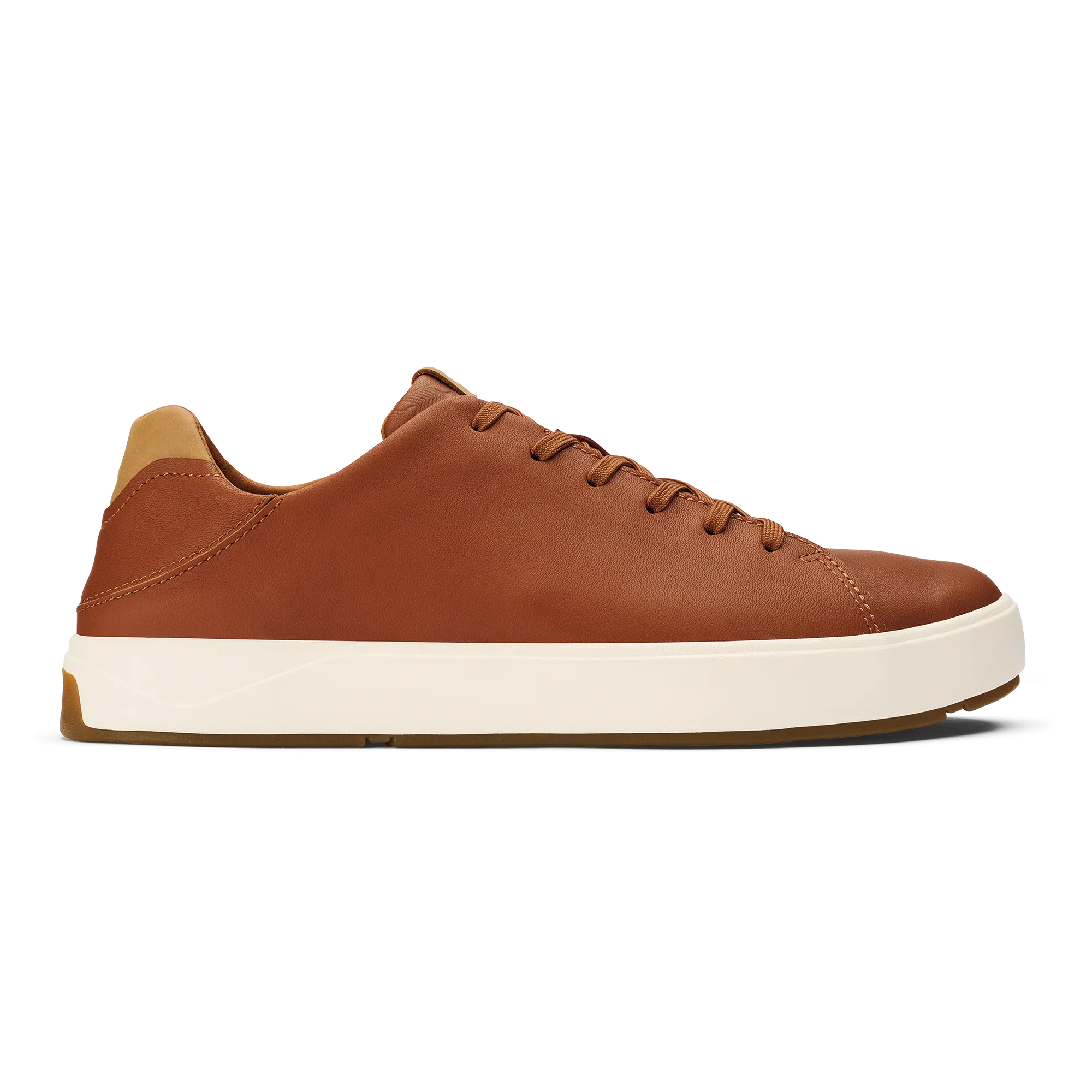 Lae'ahi L   'Ili Men's Leather Sneakers - Kukui Brown