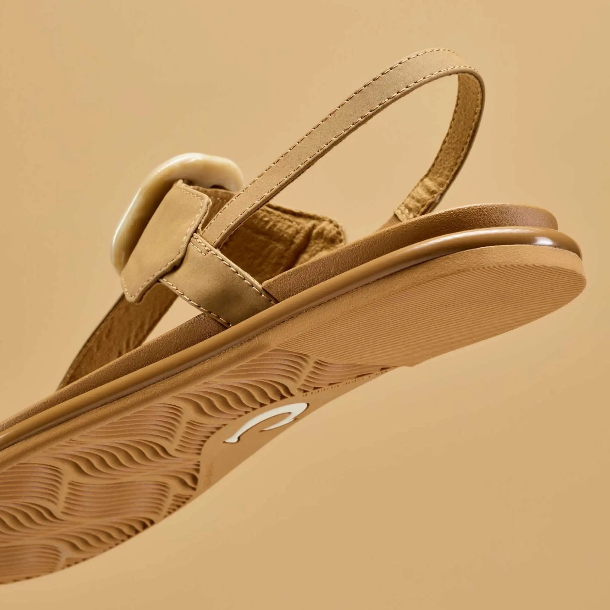La'i T-Bar Women's Strappy Sandals - Tan - Image 7