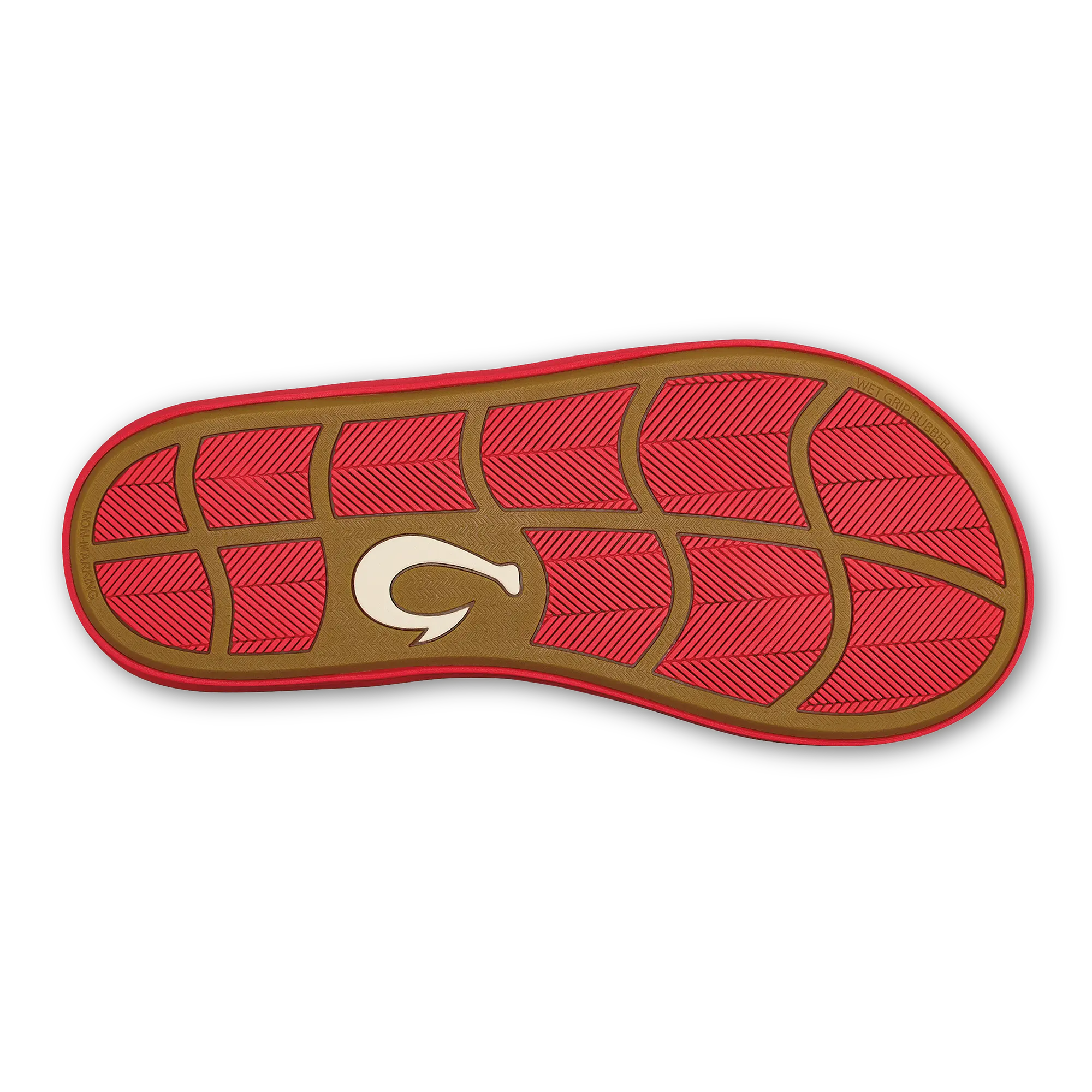 Ki'i Men's Water Ready Beach Sandals - Bright Red / Red Lava - Image 4