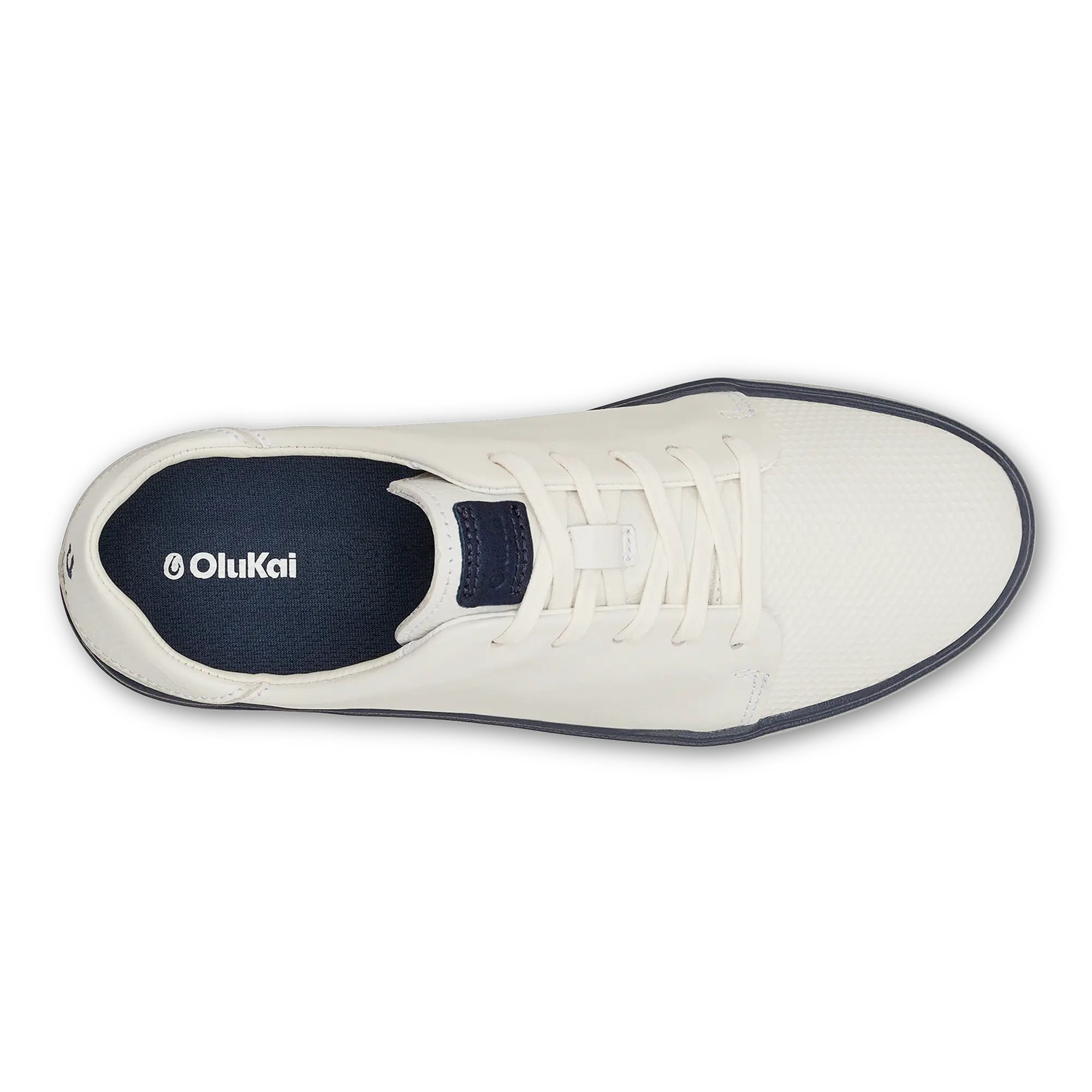 Wailea Women's Waterproof Leather Golf Shoes - Bright White / Mood Indigo - Image 4