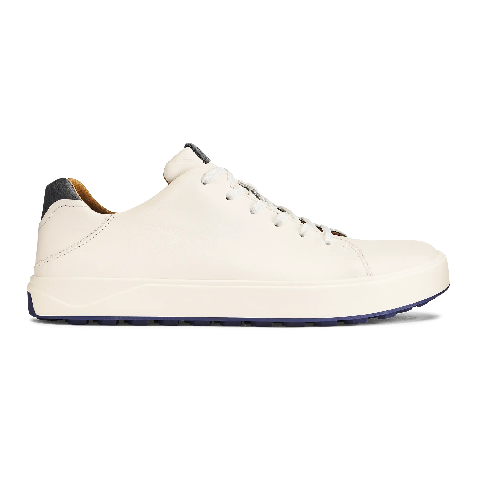 Wai'alae Men's Waterproof Leather Golf Shoes - White