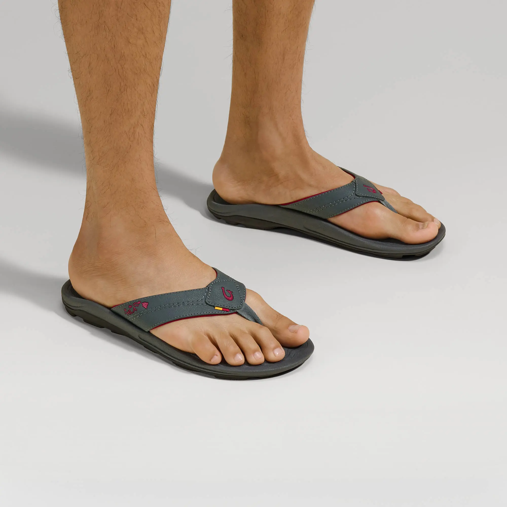 K p Men's Comfortable Beach Sandals - Dark Shadow - Image 2