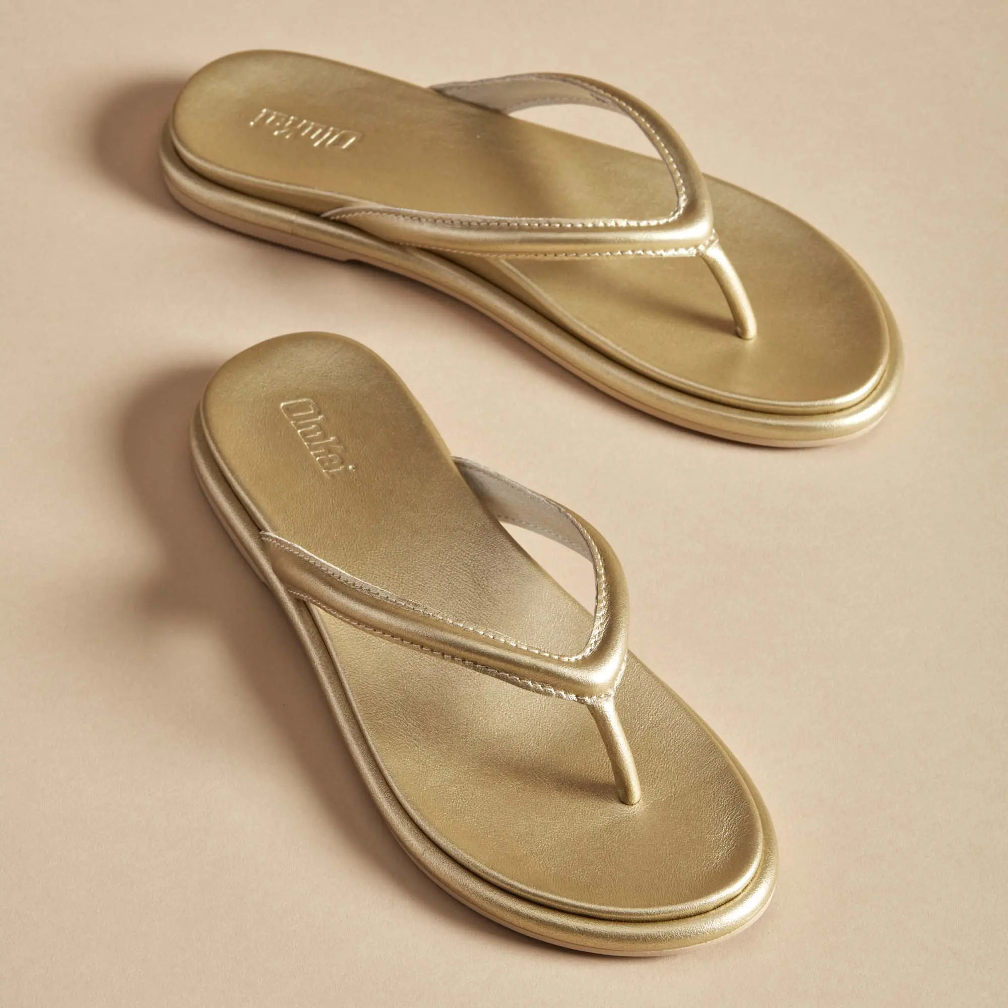 Tiare Women's Leather Beach Sandals - Bubbly - Image 9