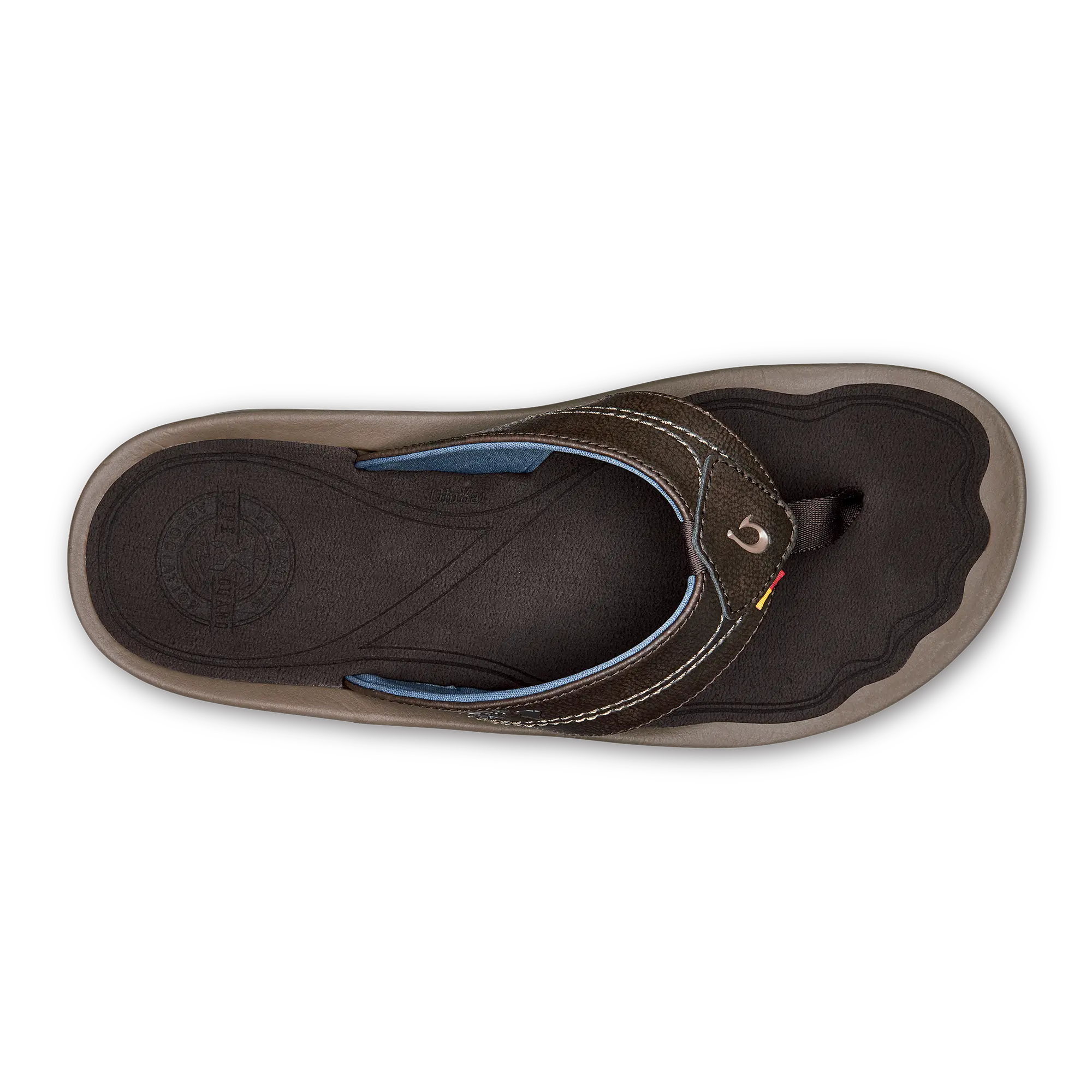 K p Men's Comfortable Beach Sandals - Espresso - Image 2
