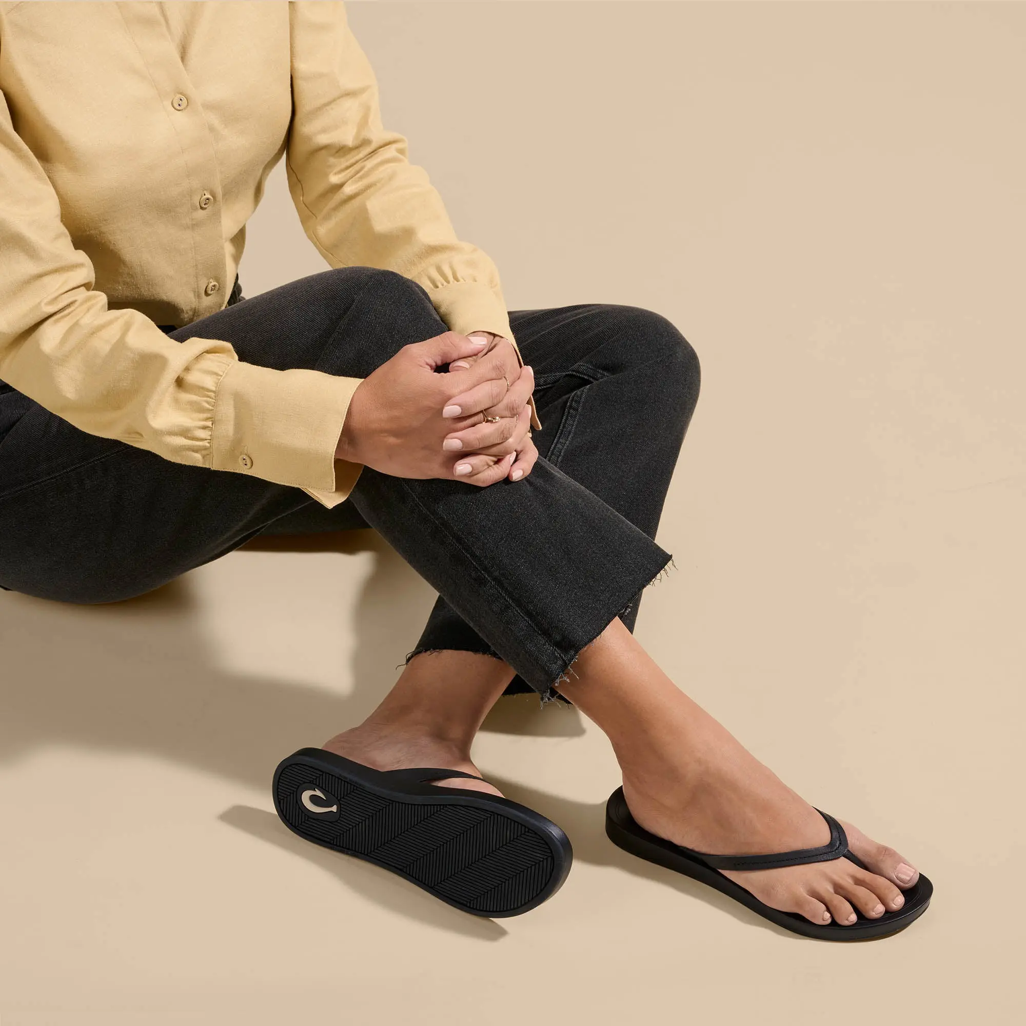 Lalahi Women's Leather Sandals - Lava Rock - Image 7
