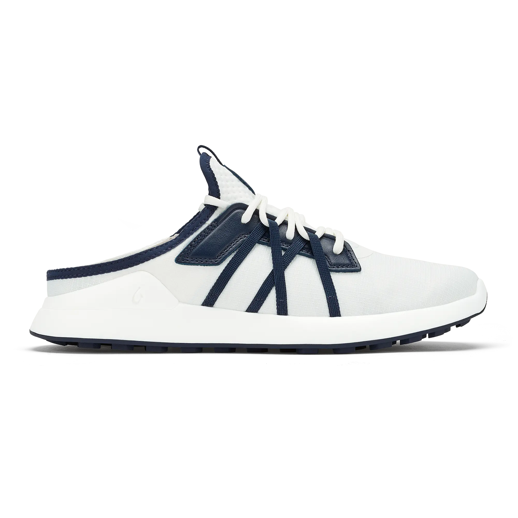 Manele Men's Breathable Golf Shoes - Bright White / Mood Indigo - Image 3