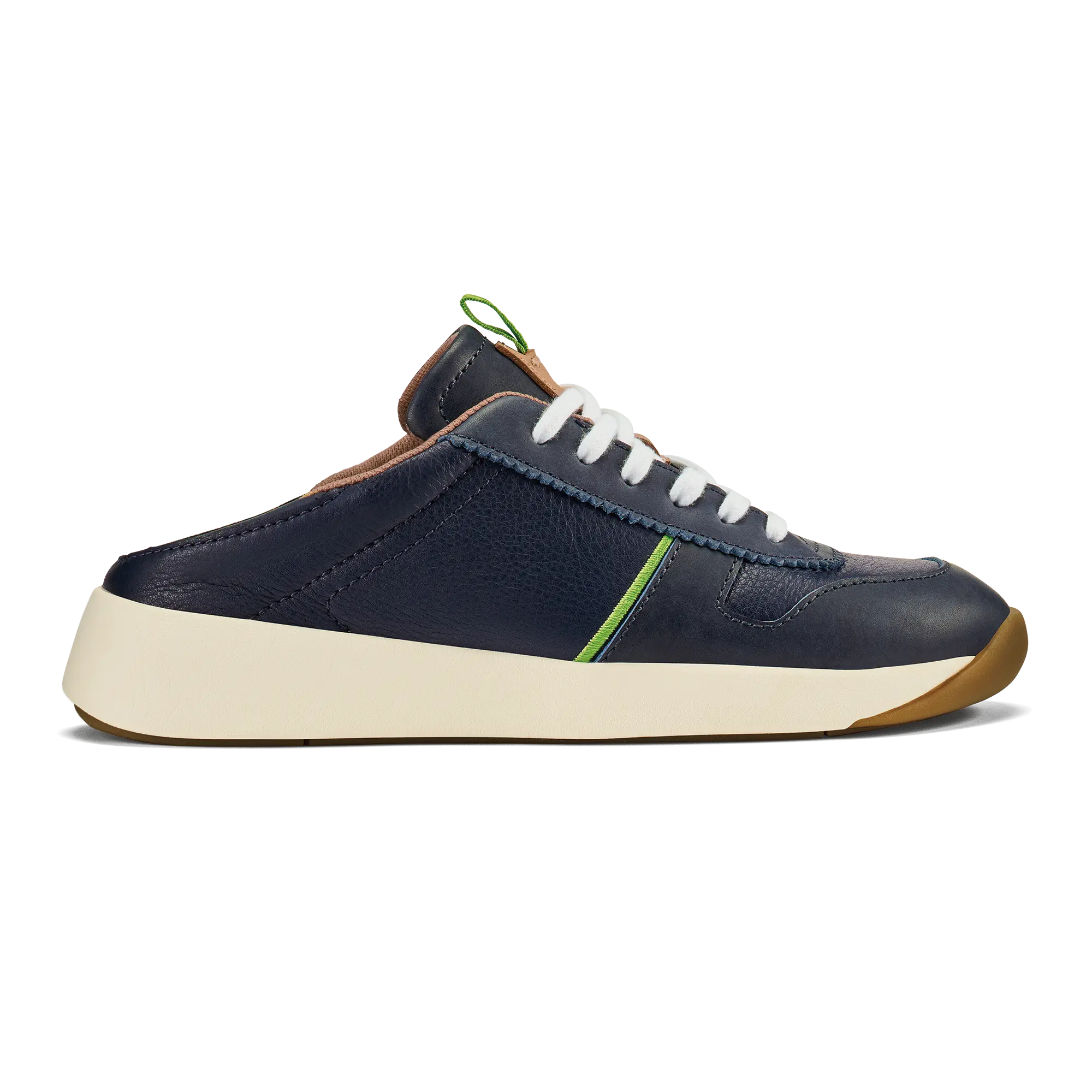 Kaulele Women's Leather Sneakers - Trench Blue - Image 4