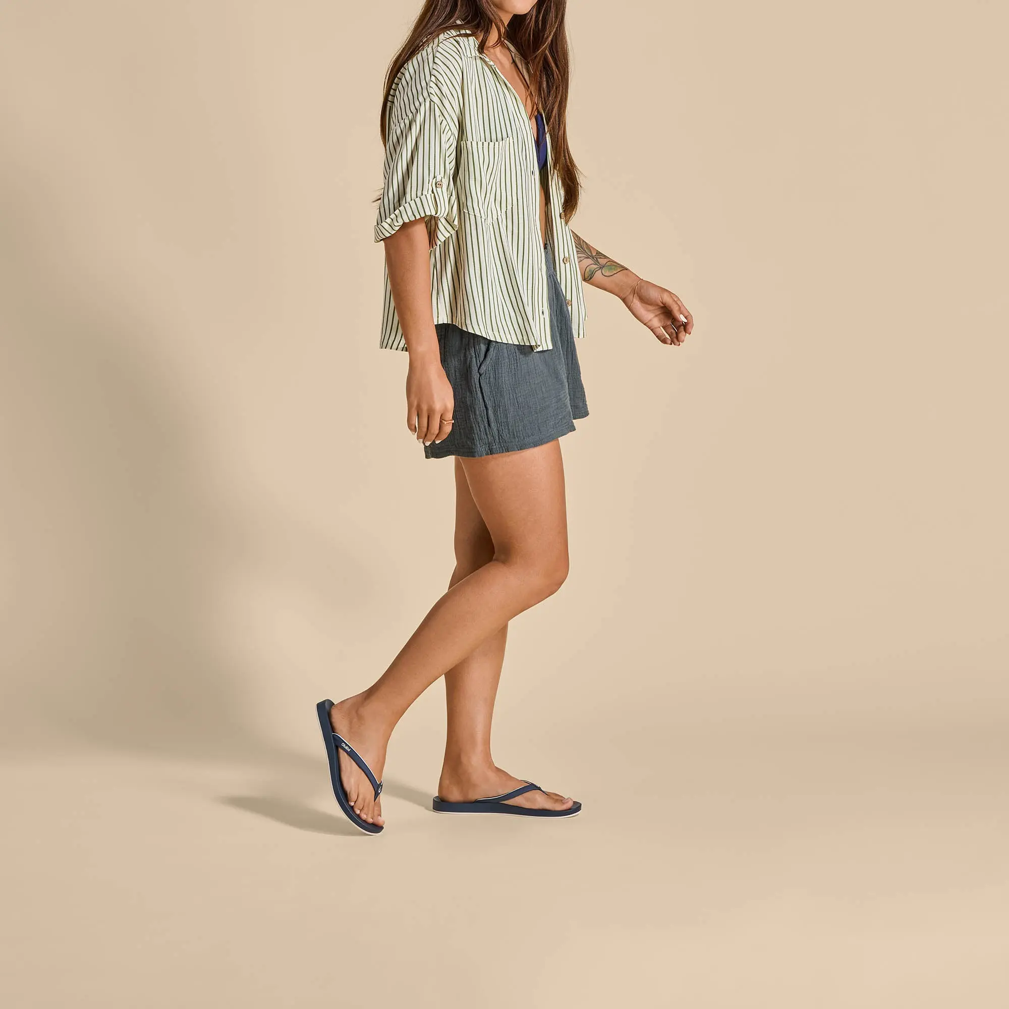 'Uiki Women's Everyday Beach Sandals - Mood Indigo - Image 6