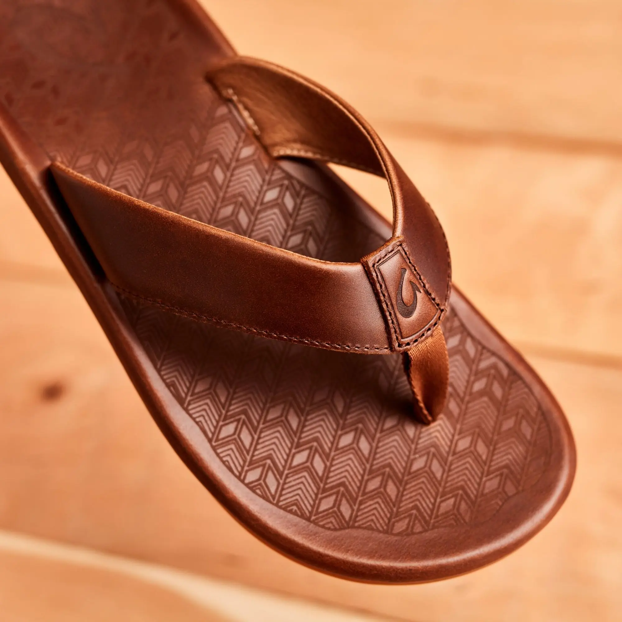 'Ilikai Men's Leather Sandals - Toffee - Image 3