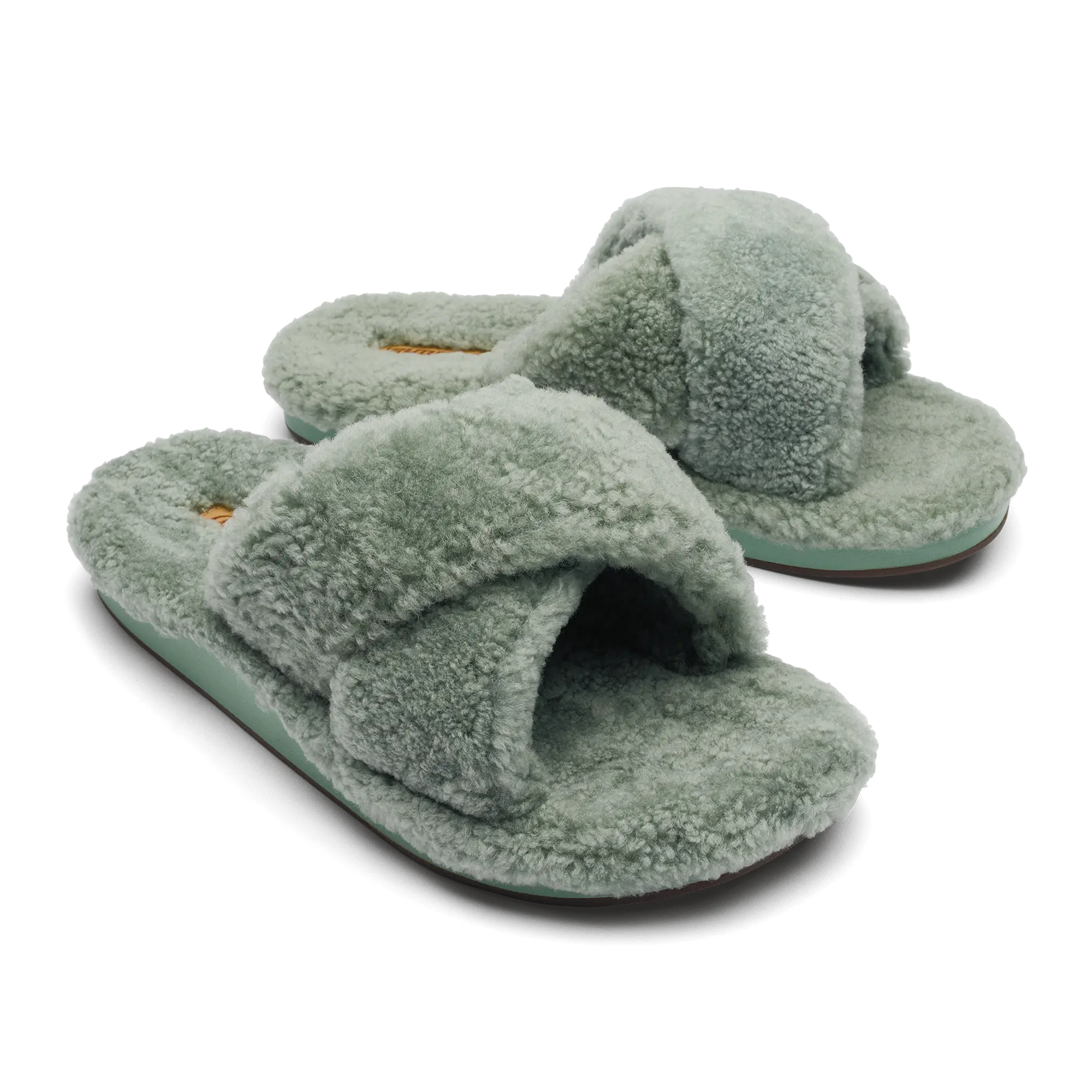 Hila Heu Women's Slide Slipper Sandals - Muted Green - Image 5