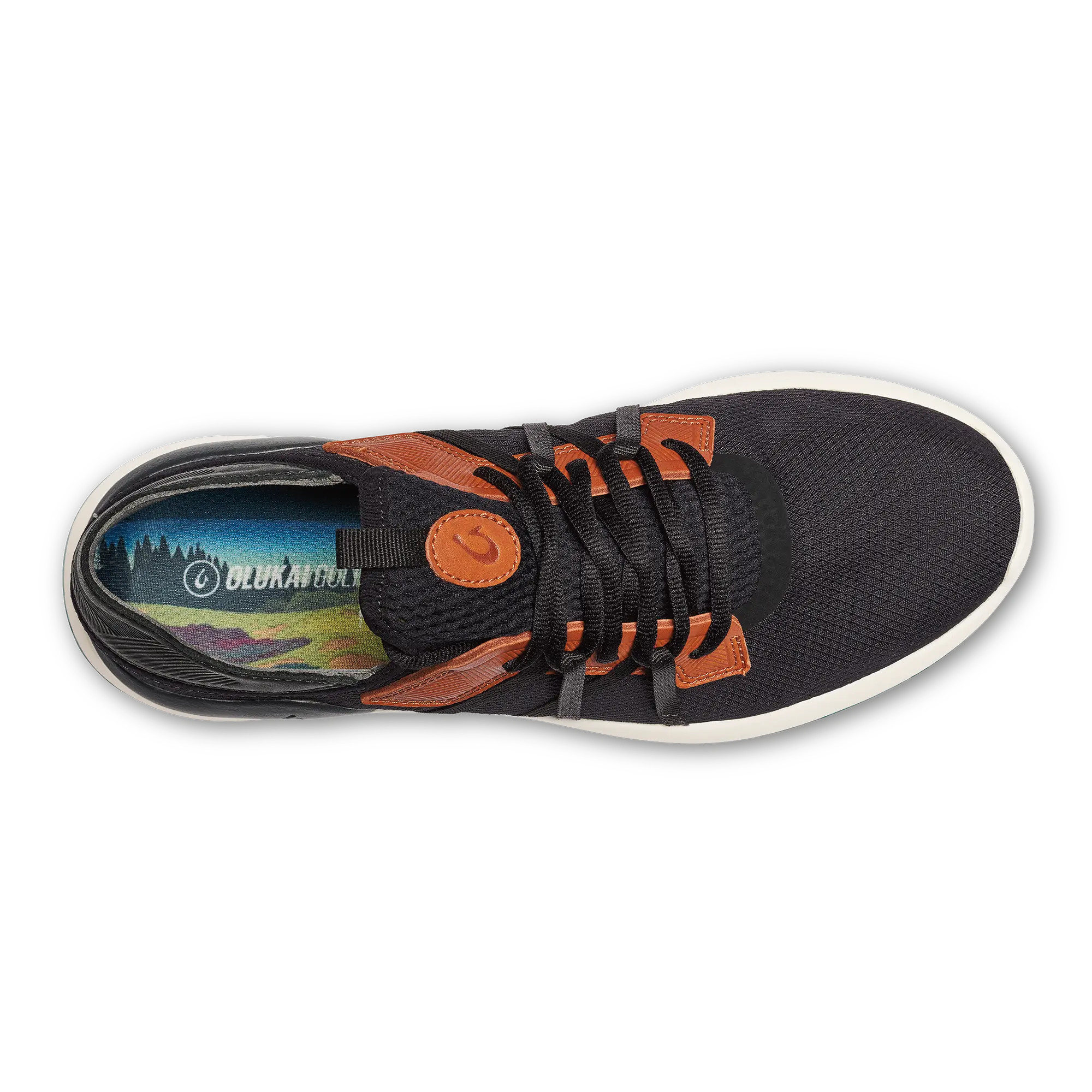 Manele Men's Breathable Golf Shoes - Black / Dark Shadow - Image 9