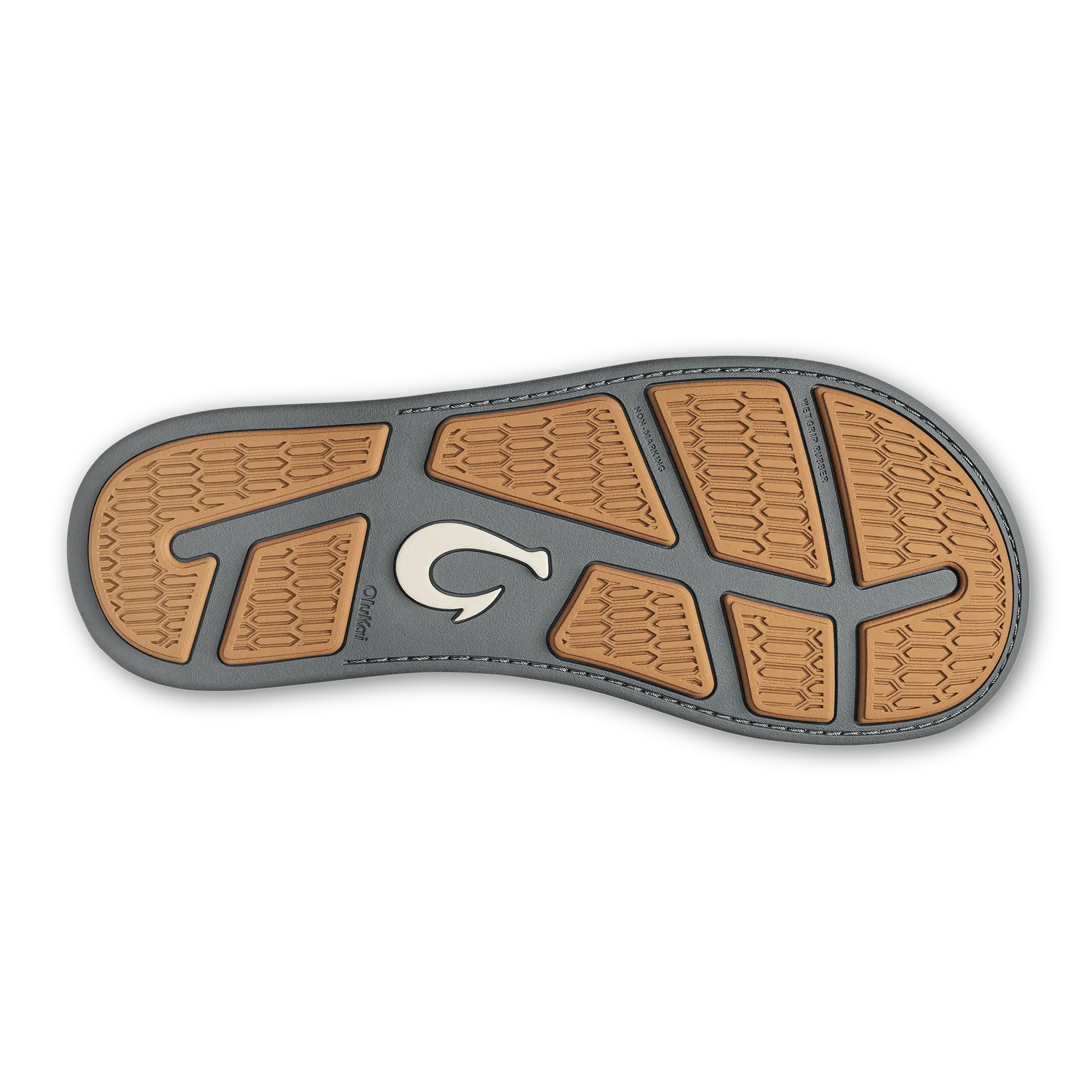 Tuahine Men's Waterproof Leather Beach Sandals - Rock - Image 7
