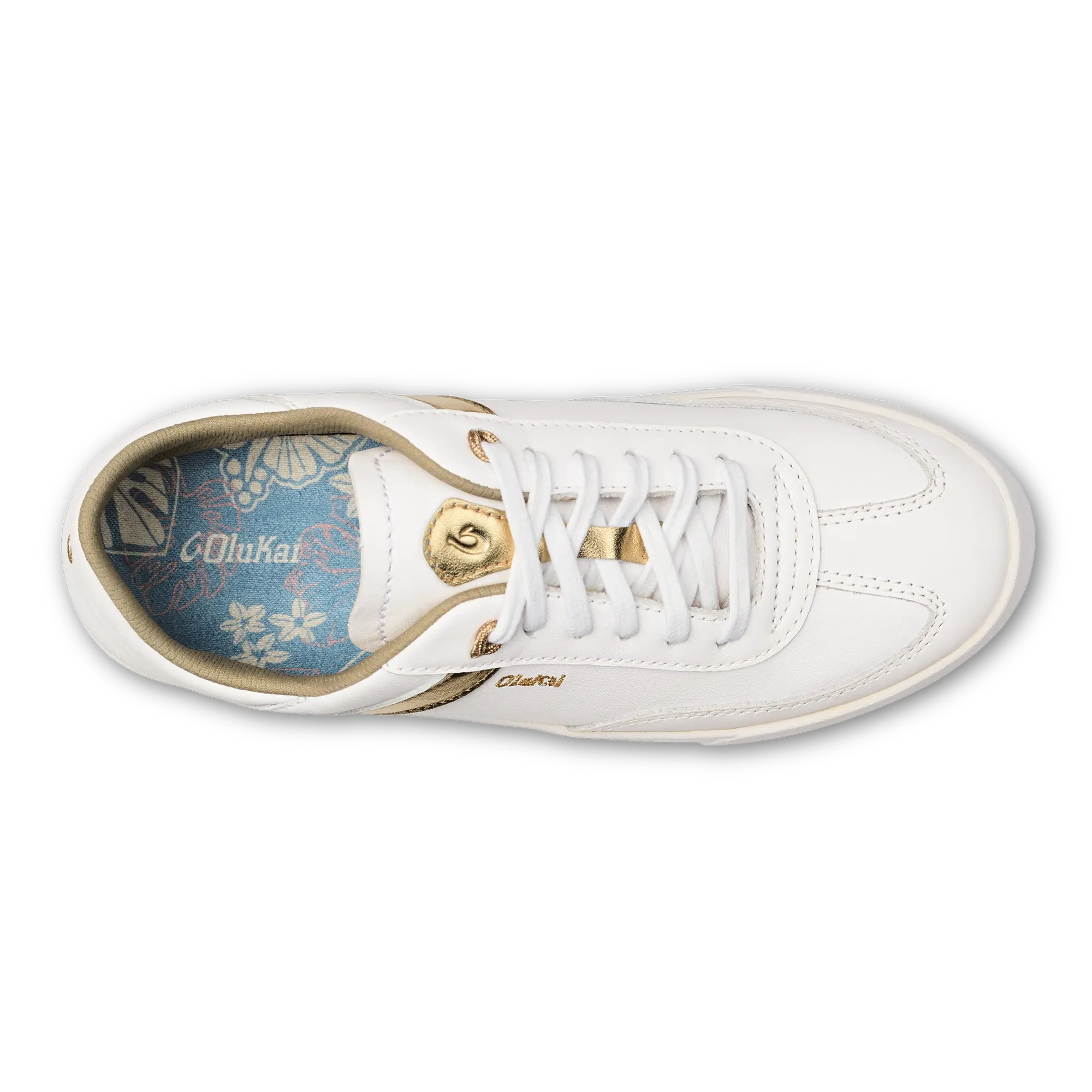 Ha 'upu Women's Leather Sneakers - White - Image 7