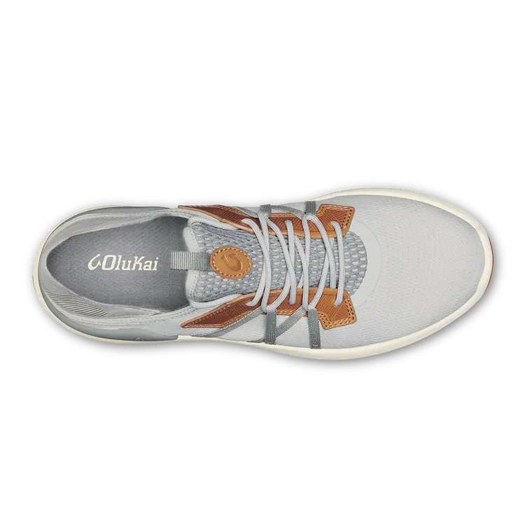 Mio L Men's Athletic Shoes - Mist Grey / Poi - Image 4