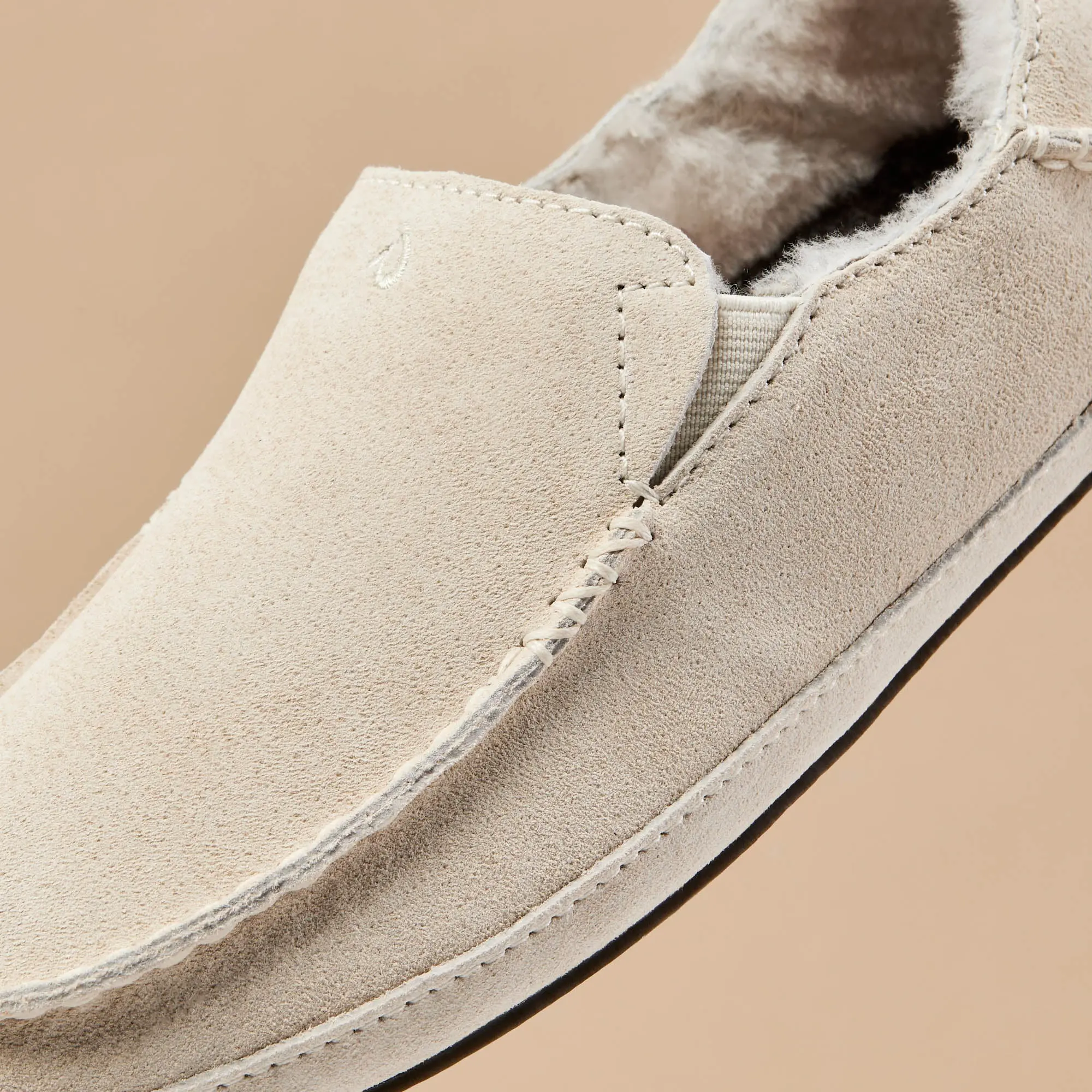 Nohea Women's Leather Slippers - Bone - Image 2