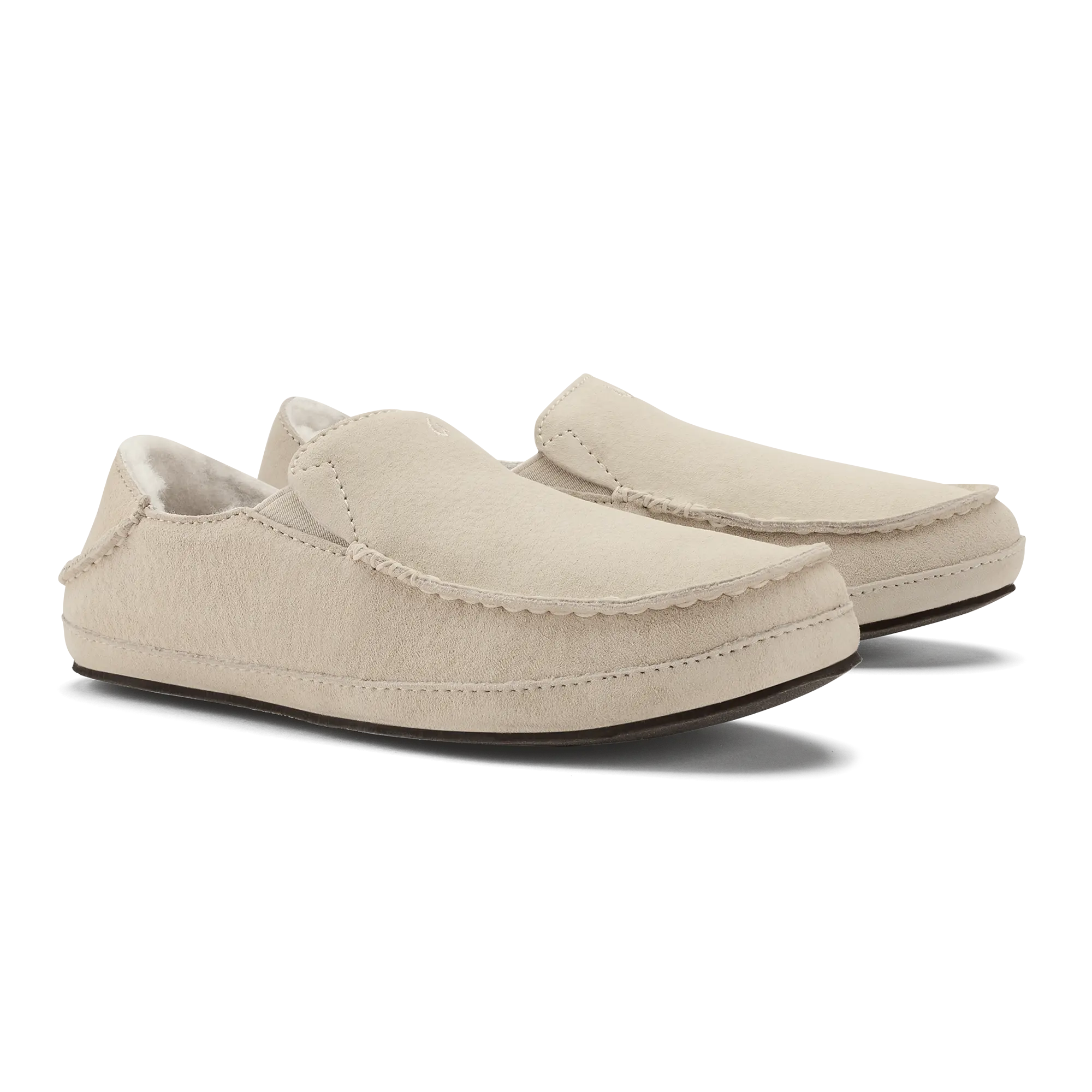 Nohea Women's Leather Slippers - Bone - Image 5