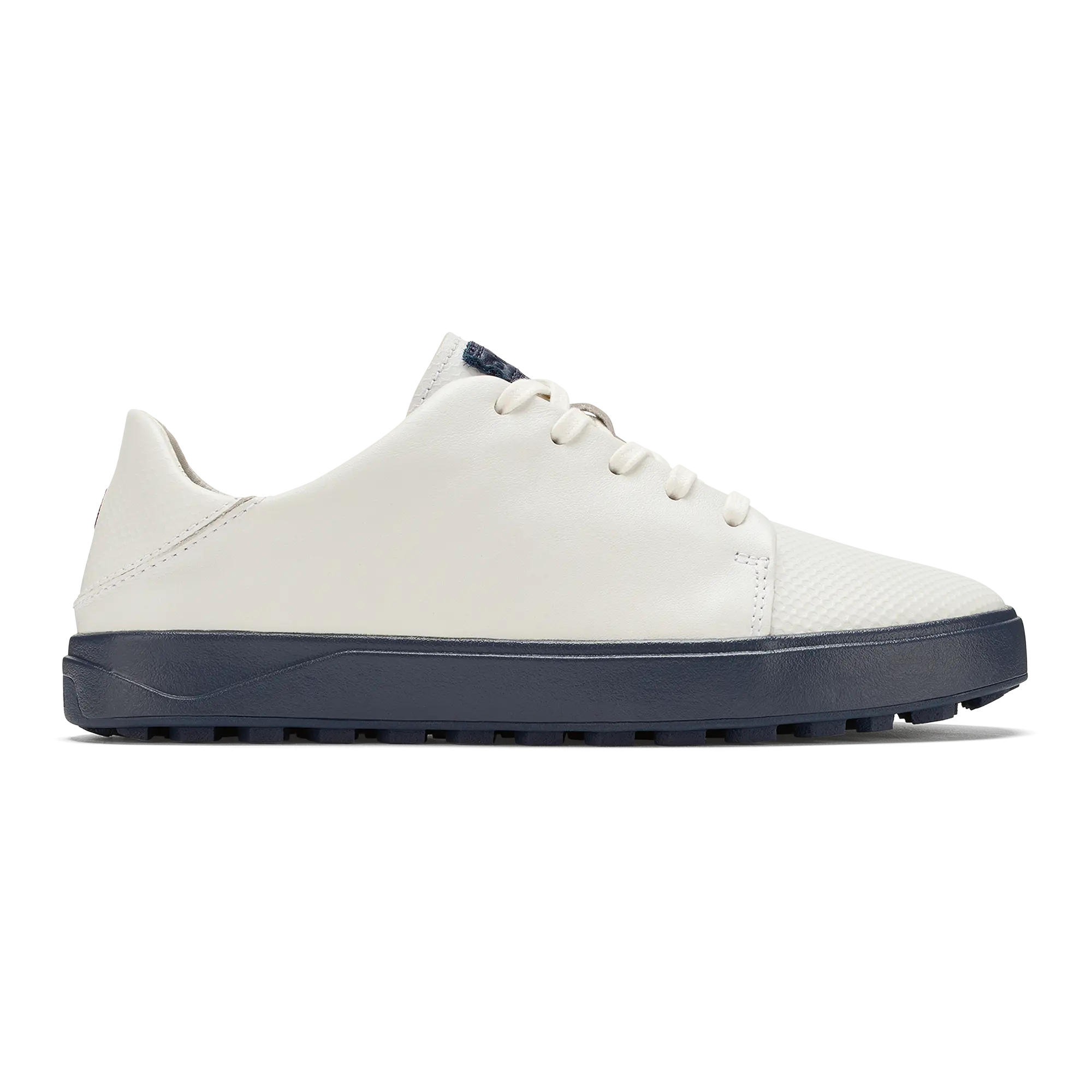 Wailea Women's Waterproof Leather Golf Shoes - Bright White / Mood Indigo