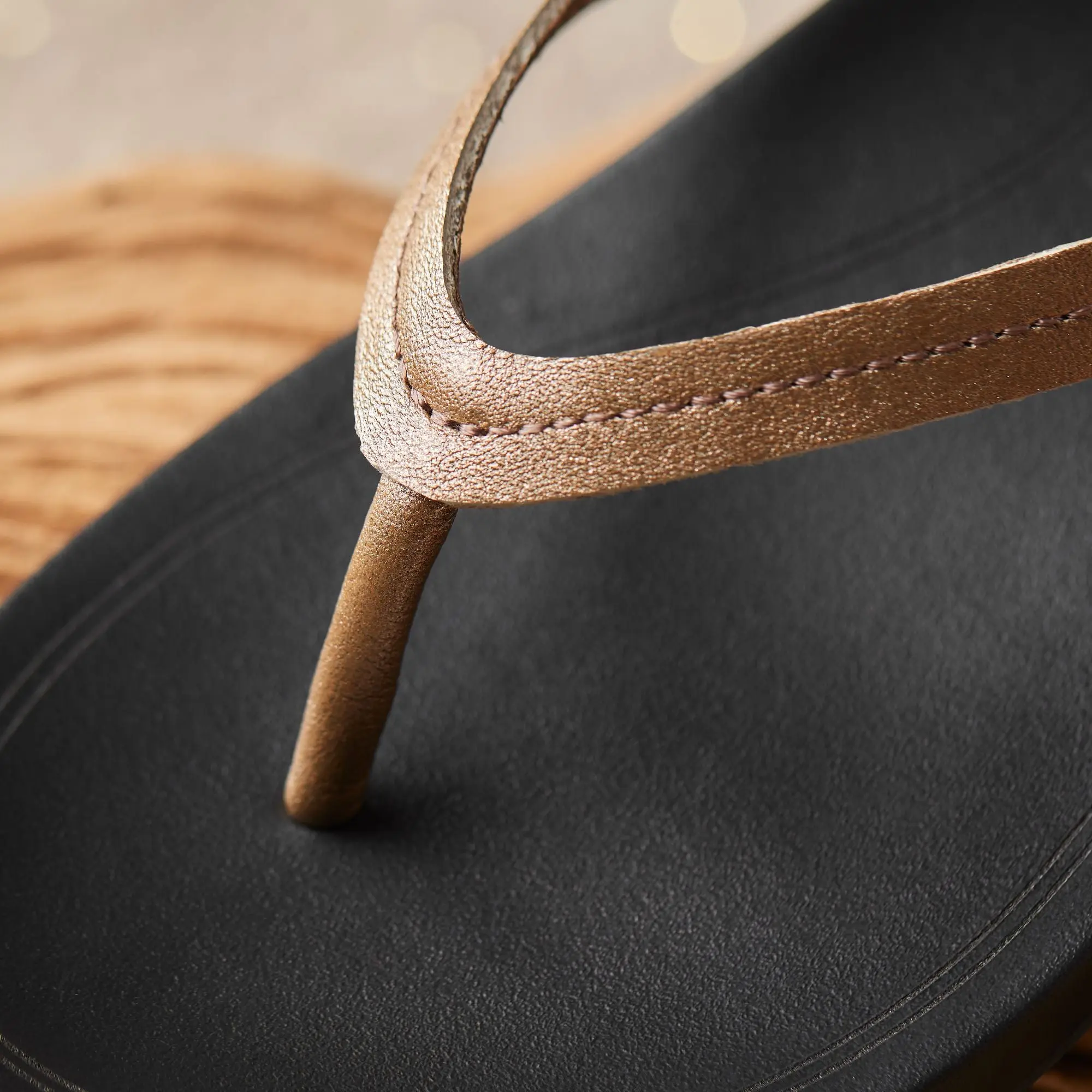Lalahi Women's Leather Sandals - Copper / Lava Rock - Image 4