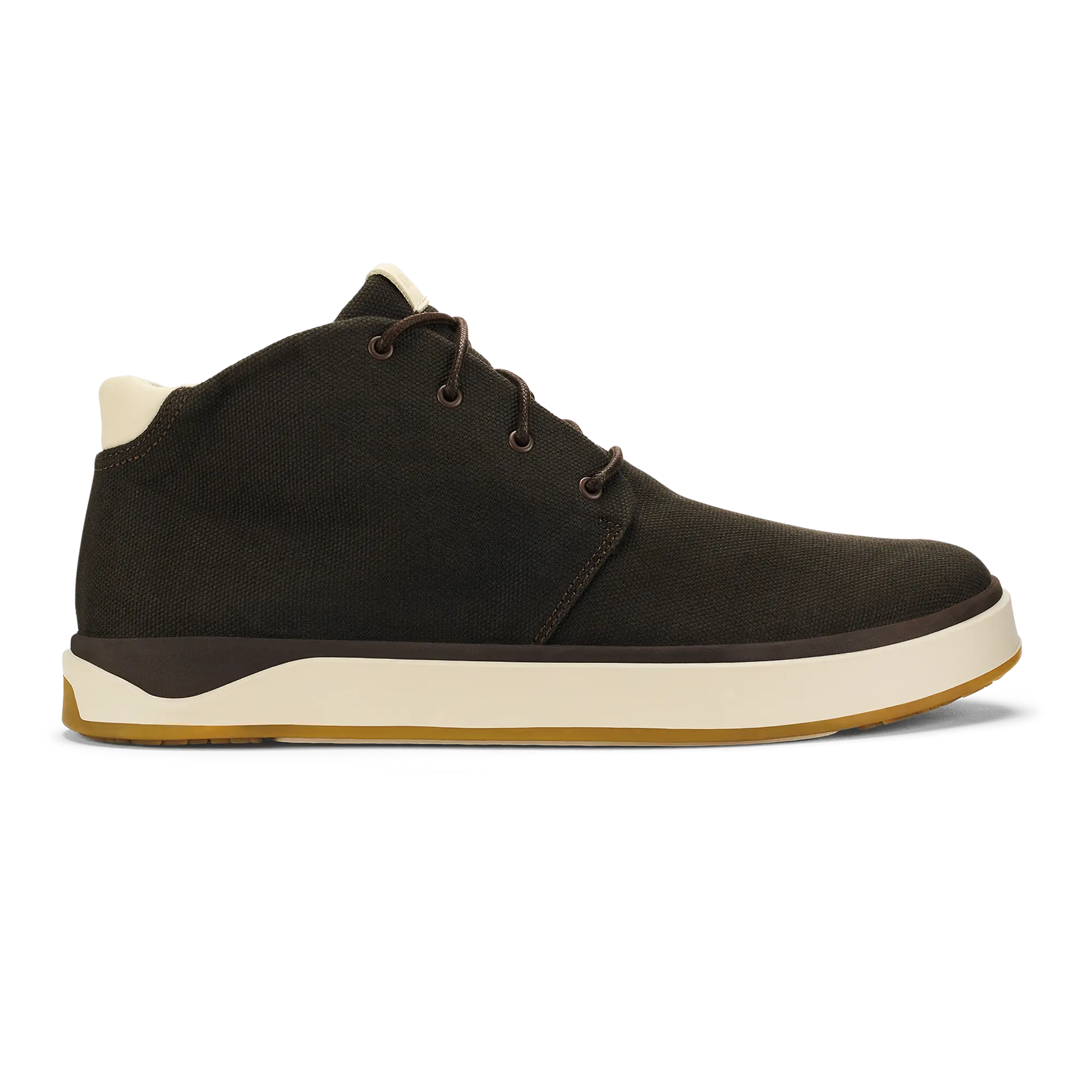 Papaku  Men's Waxed Canvas Boots - Dark Wood