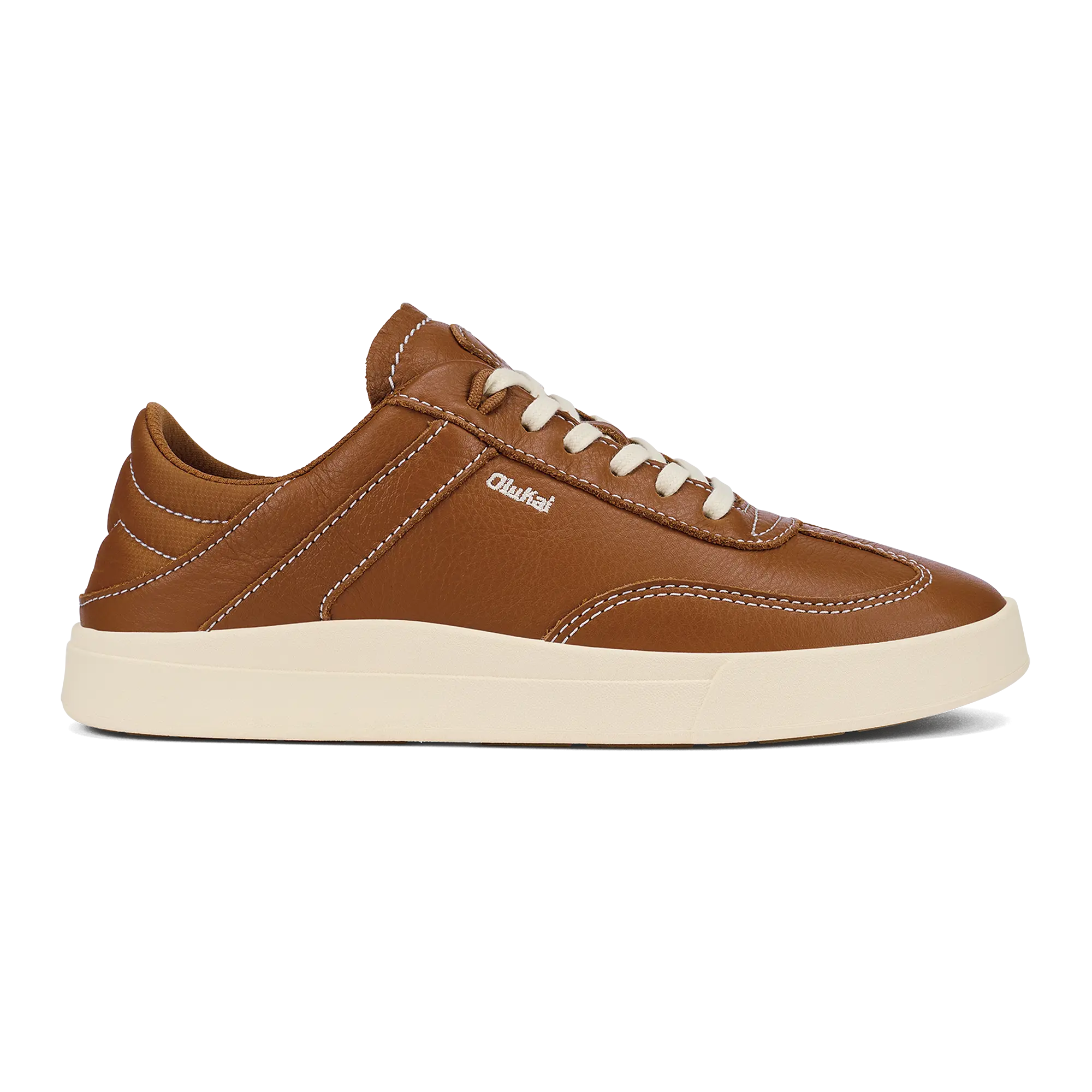Ha 'upu Women's Leather Sneakers - Fox