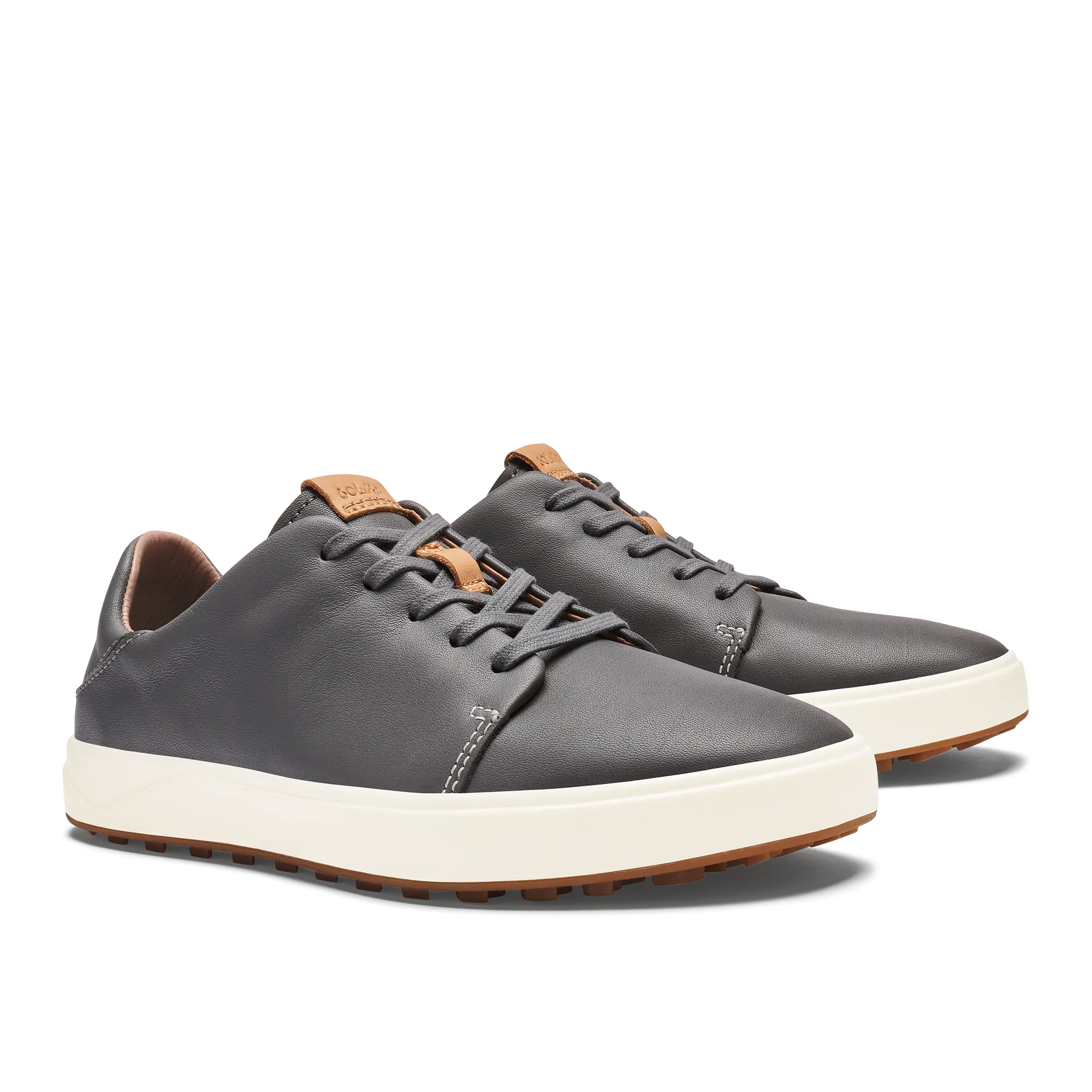 Wailea Women's Waterproof Leather Golf Shoes - Stone - Image 6