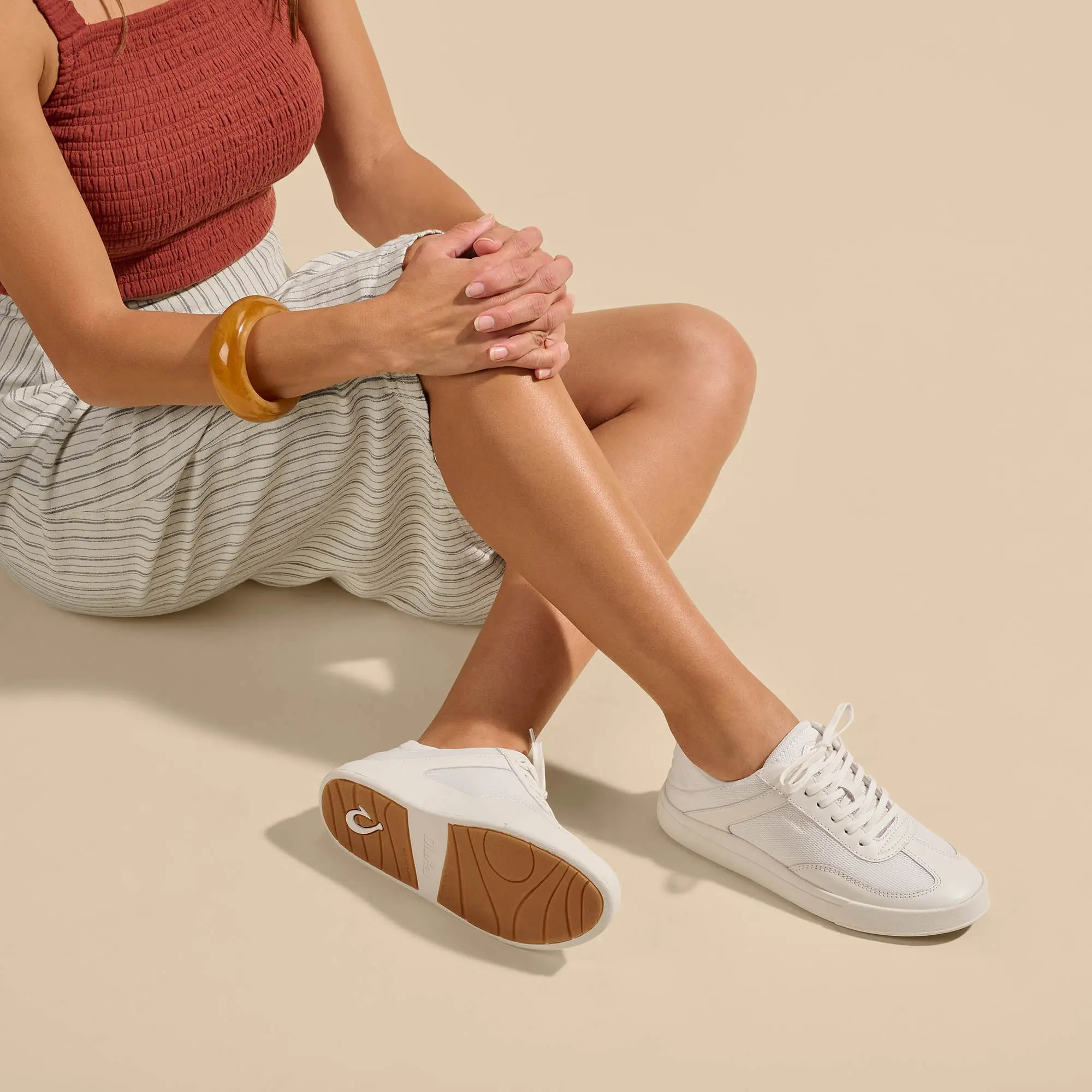 Ha 'upu Hulu Women's Sneakers - Bright White - Image 7