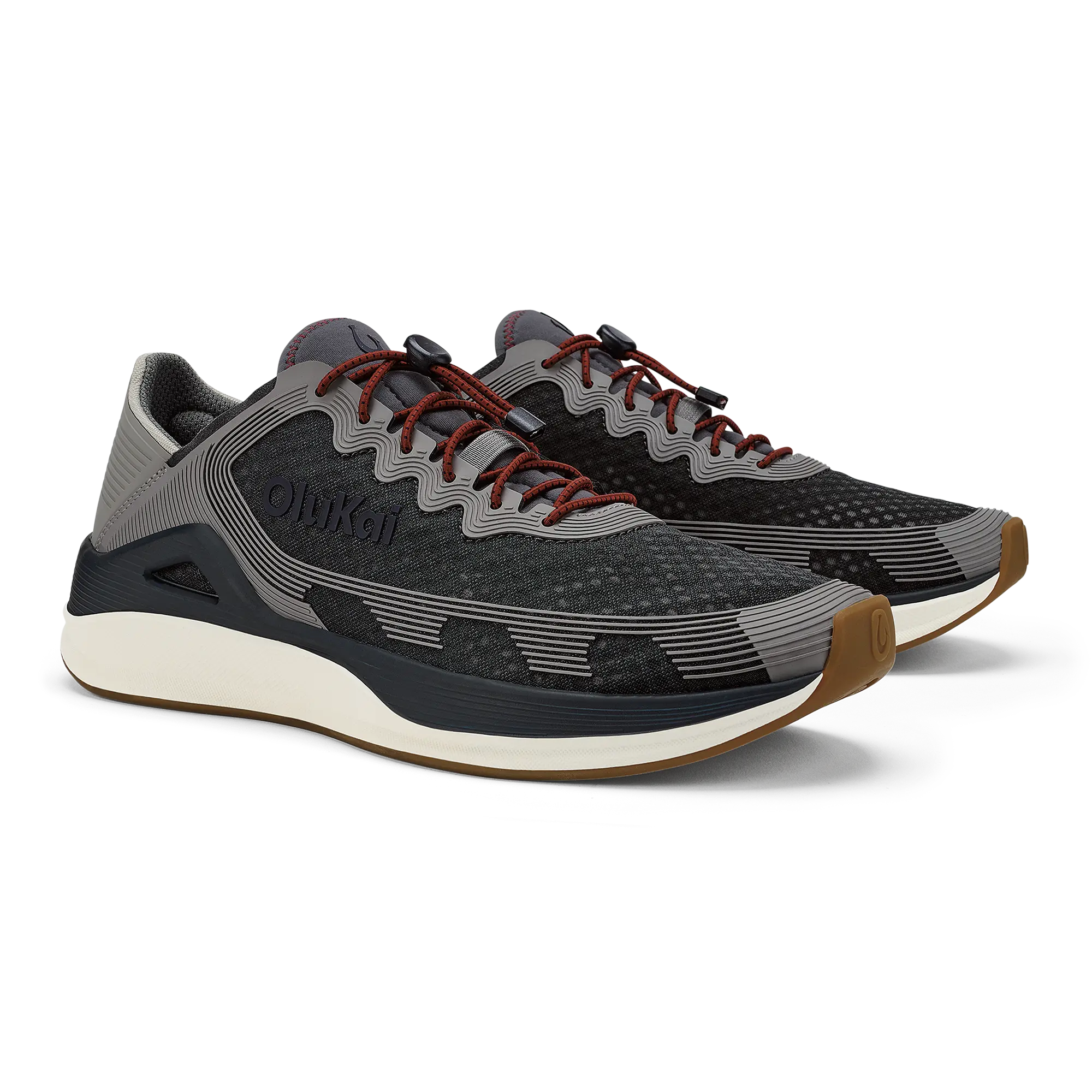'Ahi Men's Water Boat Shoes - Rock / Ash - Image 8