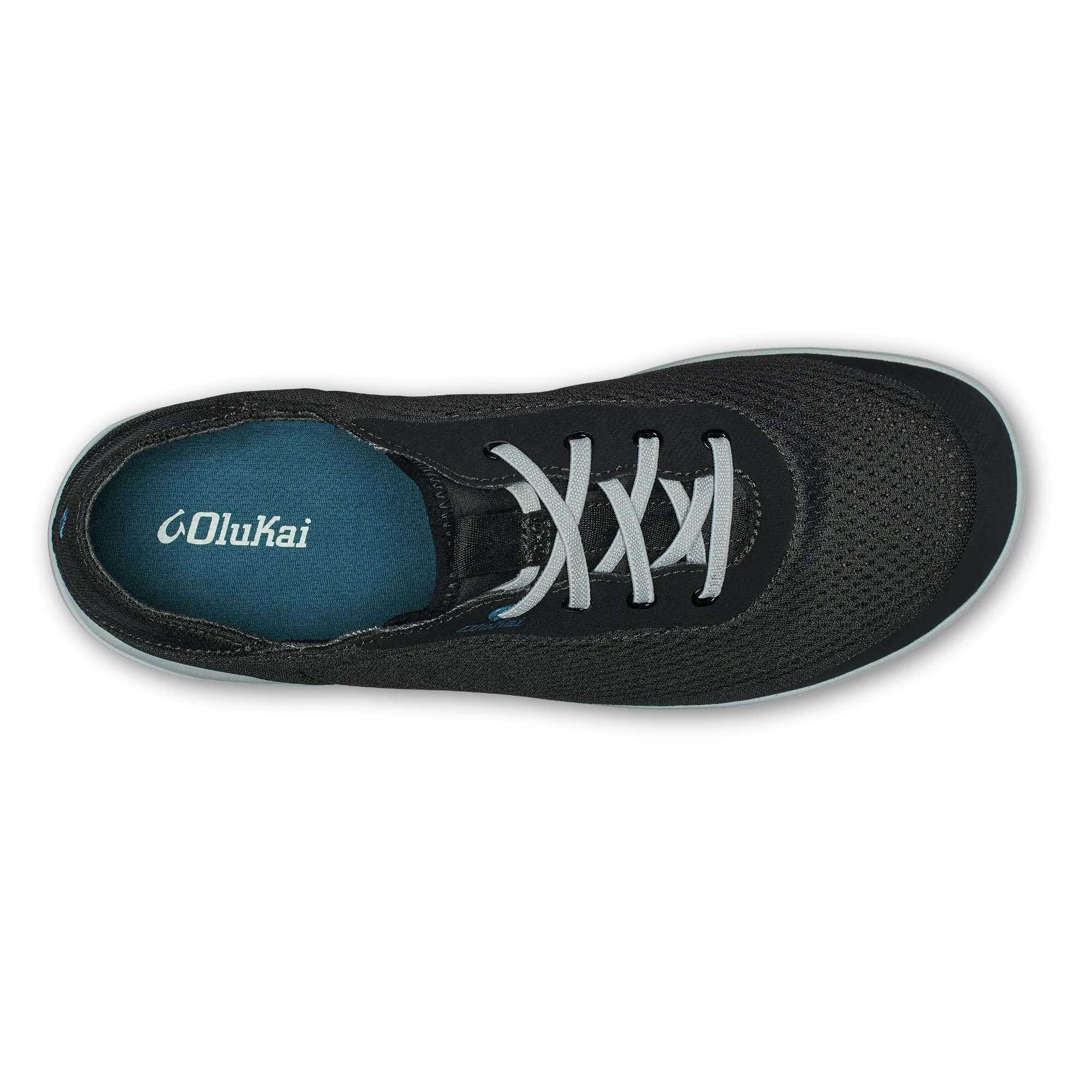 Moku Pae Men's Boat Shoes - Black / Blue Coral - Image 6