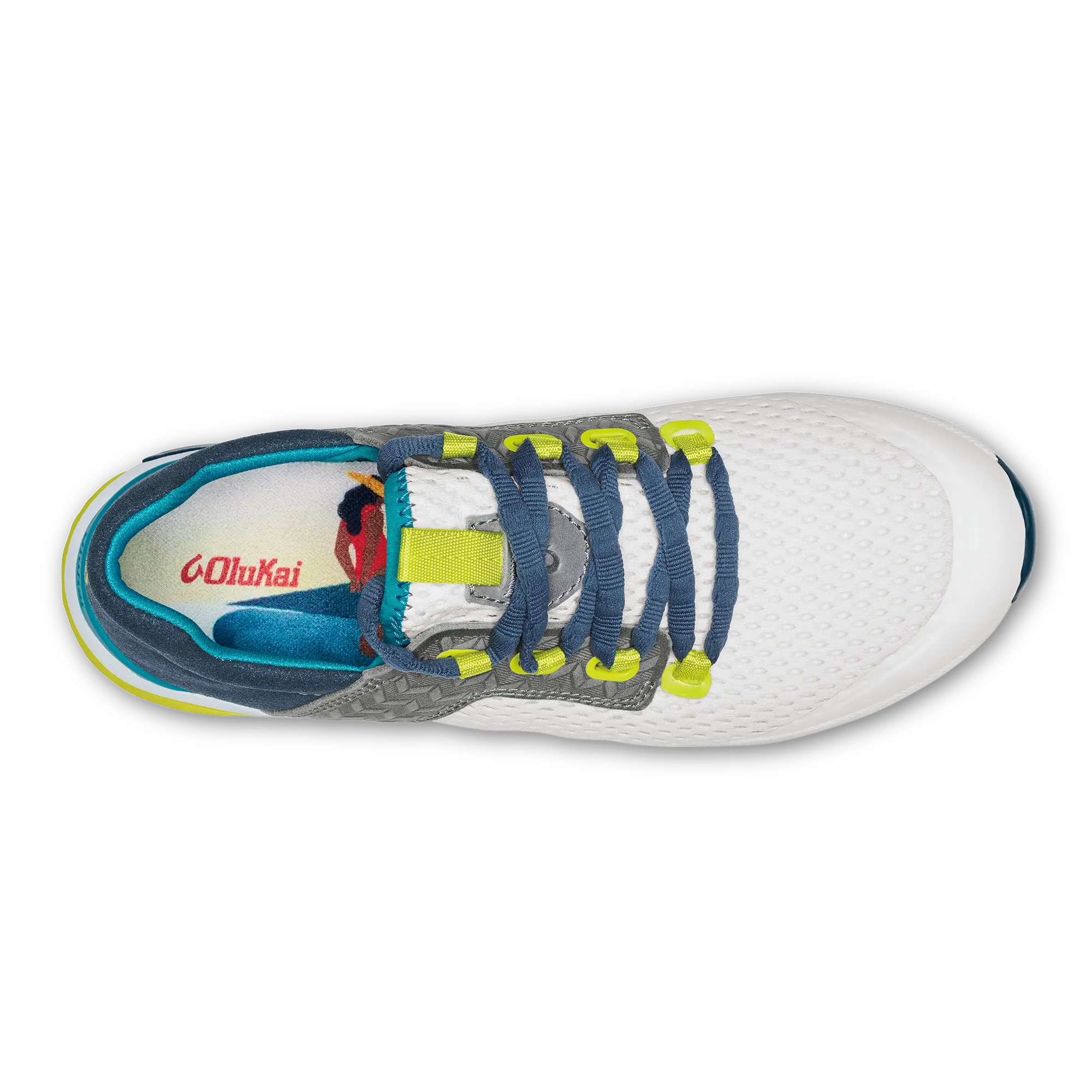 Wailuku Women's Athletic Shoes - Bright White / Lagoon - Image 7