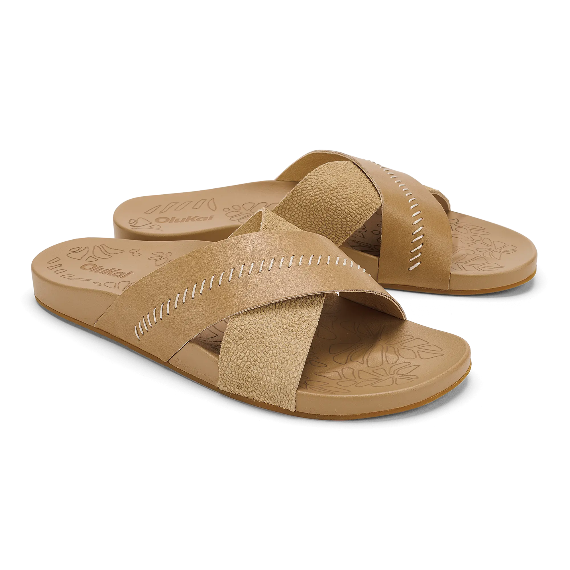 Kipe'a 'Olu Women's Slide Sandals - Warm Sand - Image 2