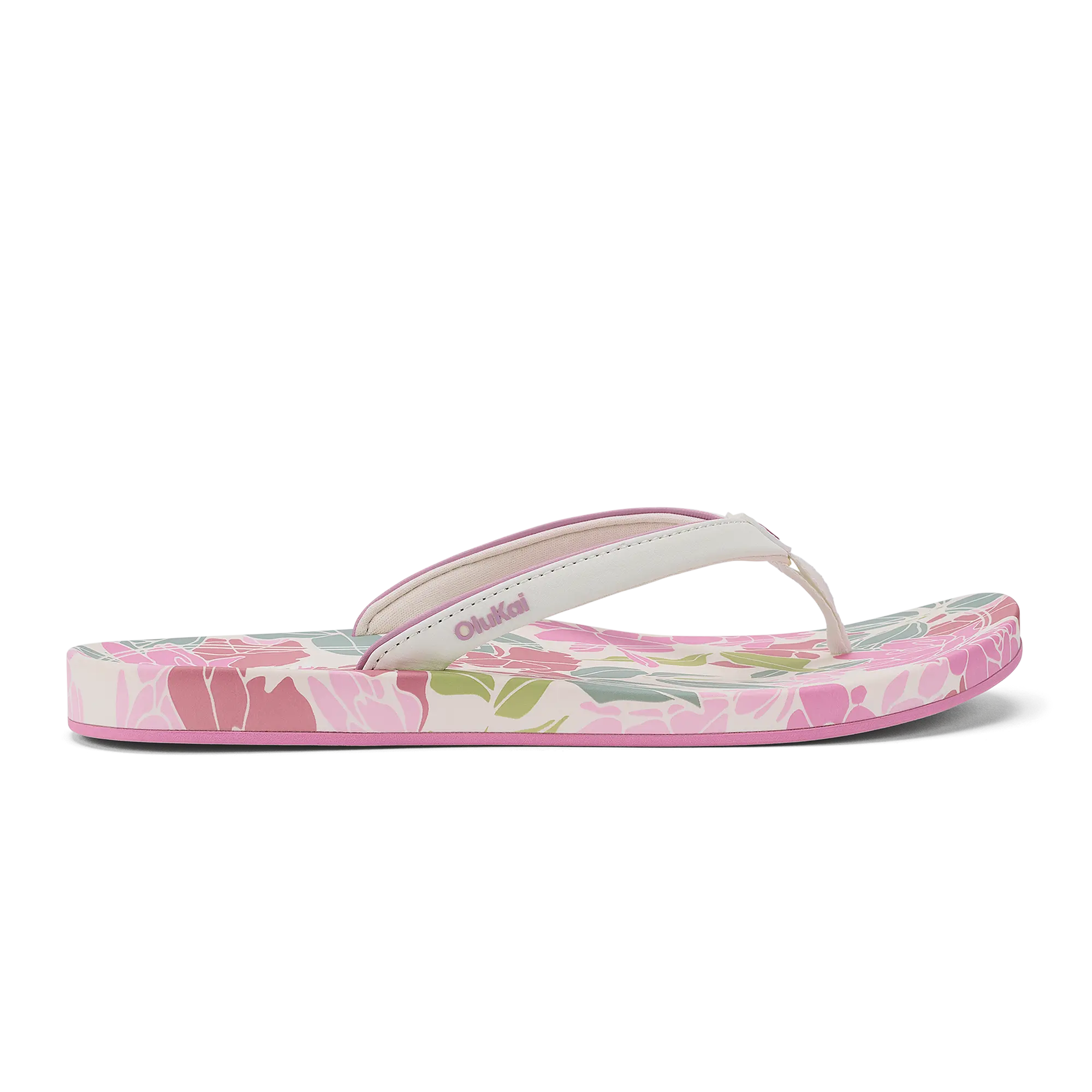 'Uiki Women's Everyday Beach Sandals - White Sand / Pa'i