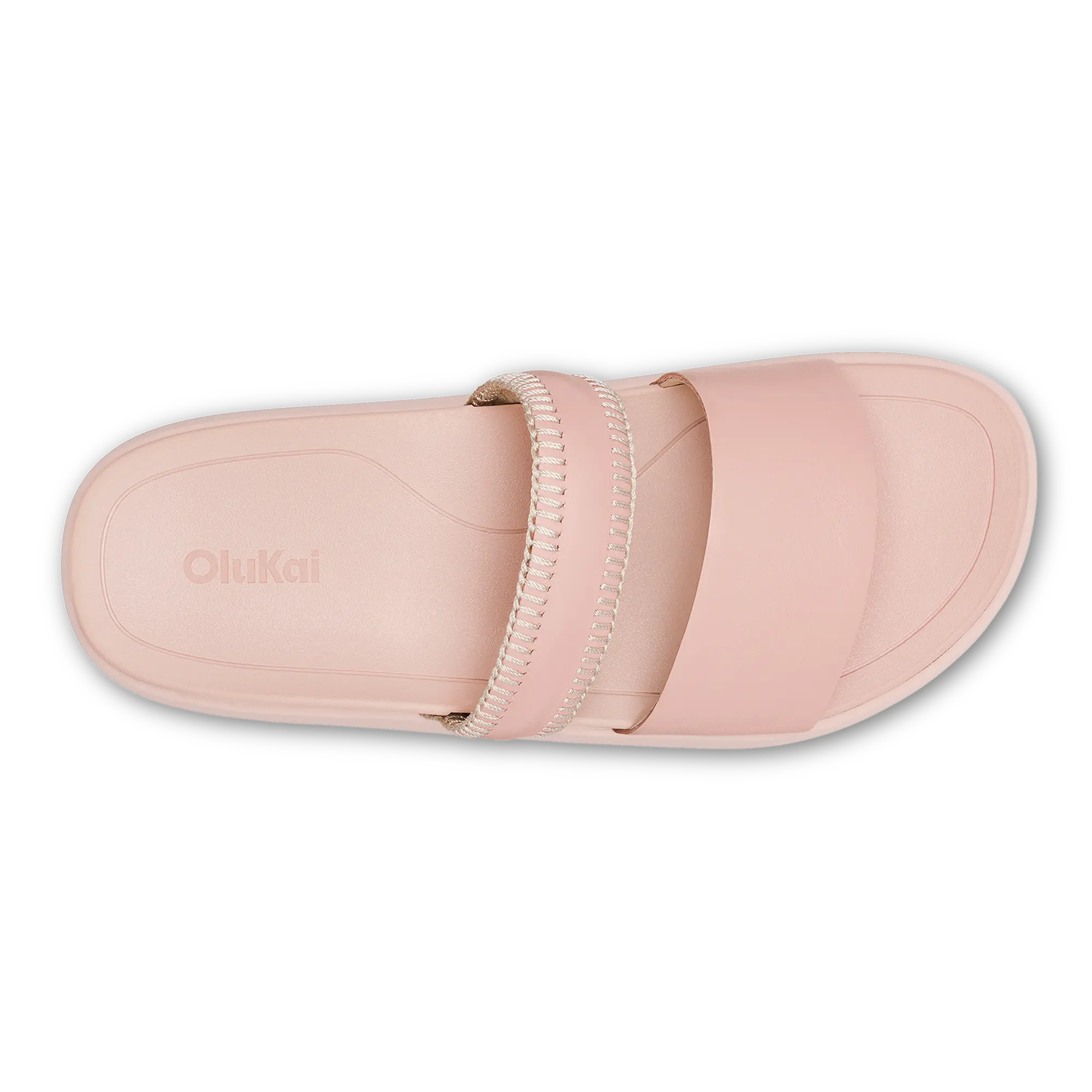 Pae Women's Leather Platform Sandals - Soft Pink - Image 4