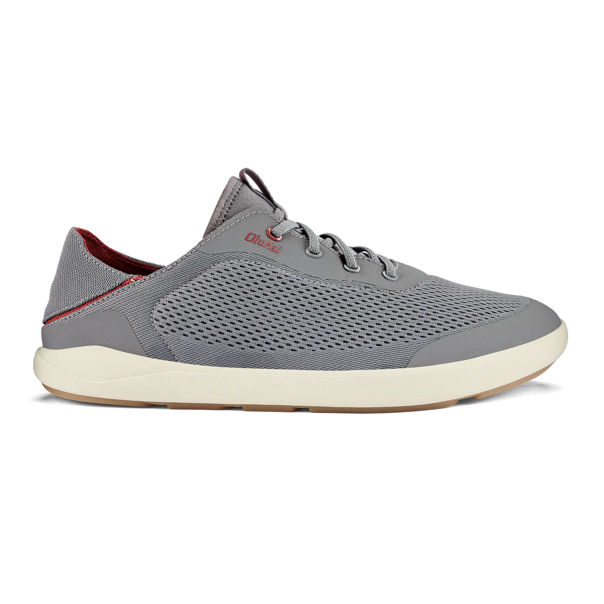 Moku Pae Men's Boat Shoes - Poi / Red Ochre