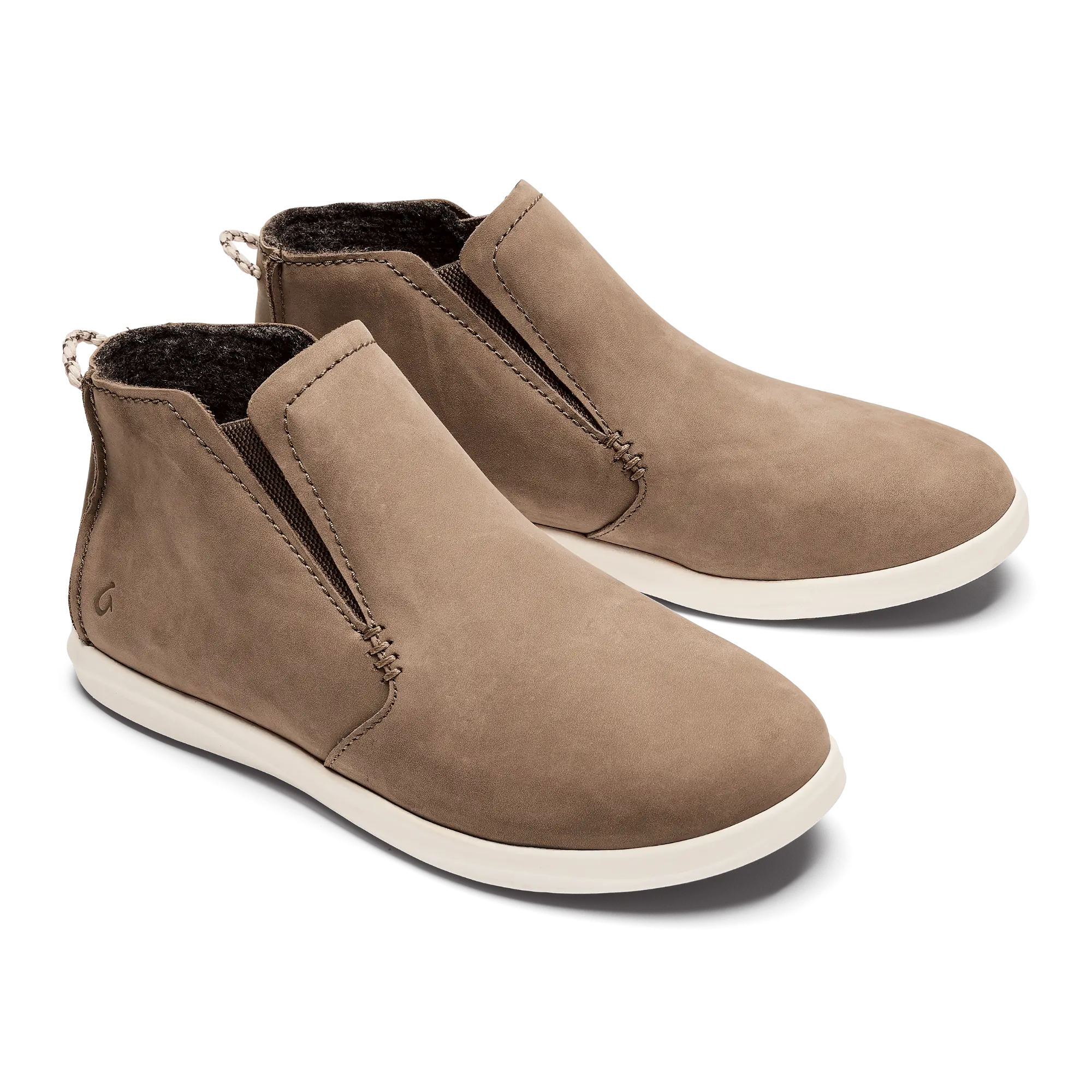 Hawai'iloa Manu Hope Women's Booties- Taupe Grey / Off White - Image 4