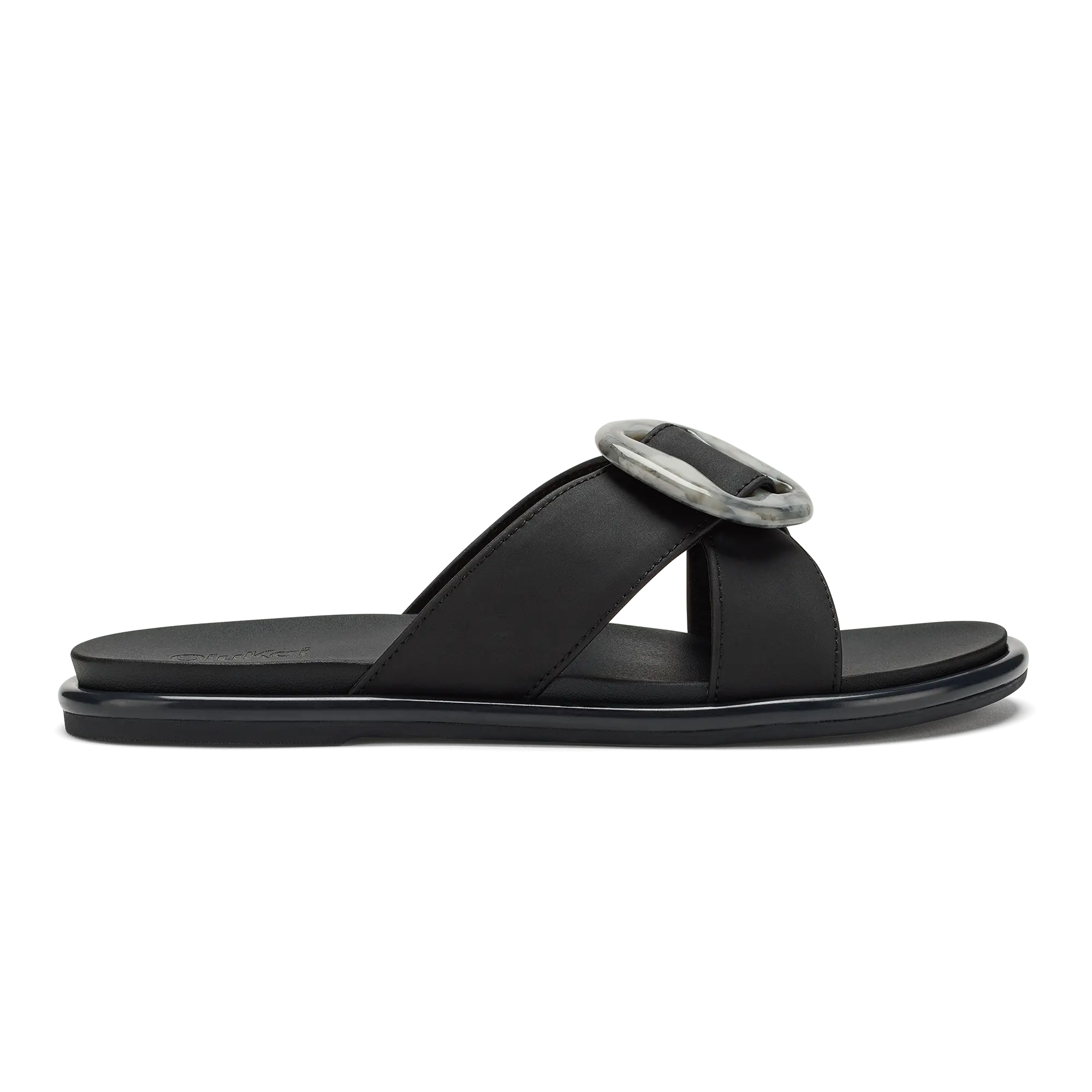 La'i Slide Women's Slide Beach Sandals - Lava Rock