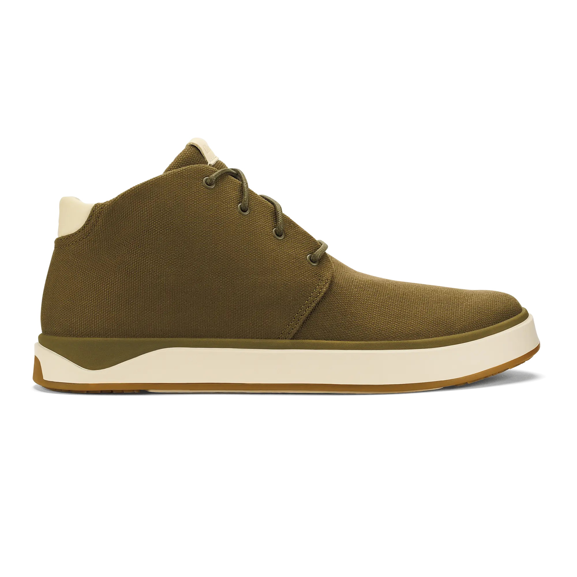 Papaku  Men's Waxed Canvas Boots - Olive